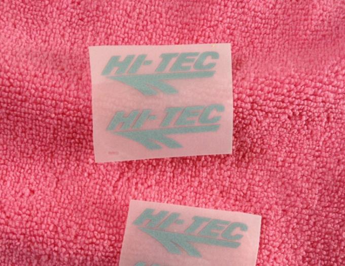 1mm van de de Hitteoverdracht van het Dikte 3D Silicone de Kledingsetiketten voor Sportwear