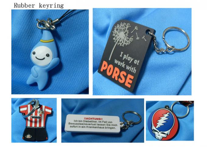 De creatieve van de Reclamespecialiteiten van Keychains van het Beeldverhaalkarakter Promotieproducten