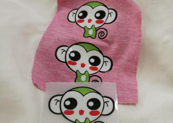 Promotiesilicium Opgeheven van de Kledingsetiketten van de Hitteoverdracht de Douaneijzer op Stickers