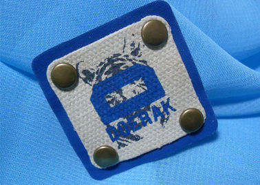 Ribbon / Satin Tape Silk Screen Printing Labels Screen Printed Tags Professional Design