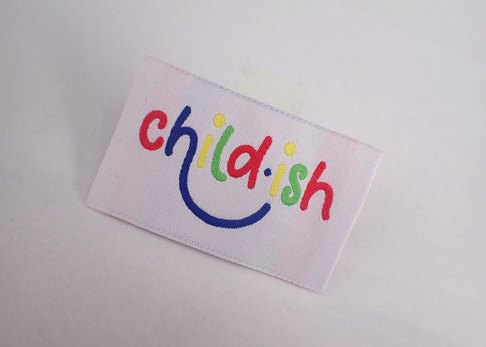 Garment Clothes Woven Label Clothing Tag Low Minimum Customized Size