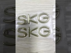 Custom zilver goud TPU warmteoverdracht 3D geïmprimeerd logo label voor T-shirt