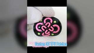 T&K aangepaste TPU 3D-patches hoogfrequente labels