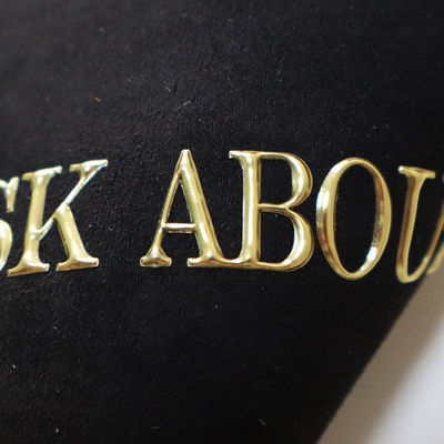 GlossGrip Zwarte TPU-warmteoverdrachtslabel (0,2 mm, kledingfusie)