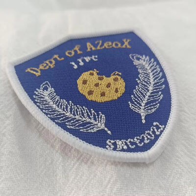 Aangepast Prachtig Logo Naai-op Borduurontwerp Volledig Geborduurd op Stof Patches voor Kleding