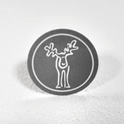 Silicone Screen-Printed Patches - Animal Logo Badges for Apparel Bags | Wholesale & Custom