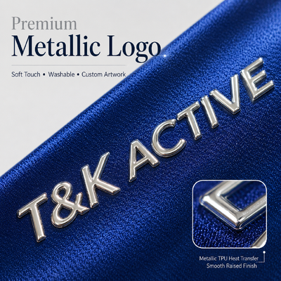 Custom 3D Raised Logo Silicone Warm Transfer Labels met wasbestendige duurzaamheid voor sportschoenen