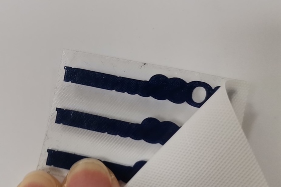Het kledende 3D Silicone van Druketiketten, de Etiketten van de Hitteoverdracht met het In reliëf maken Technieken