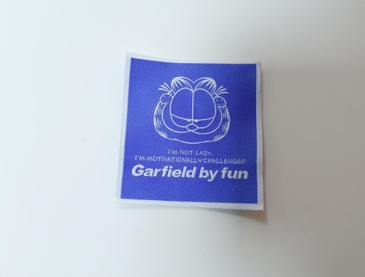 Aangepast Ontwerpt-shirt Geweven Etiket, Kledingstukhals Geweven Etiket