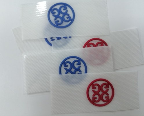De wasbare 3D Gevormde Etiketten van de de Overdrachtkleding van de Siliconehitte voor Kledingstuk