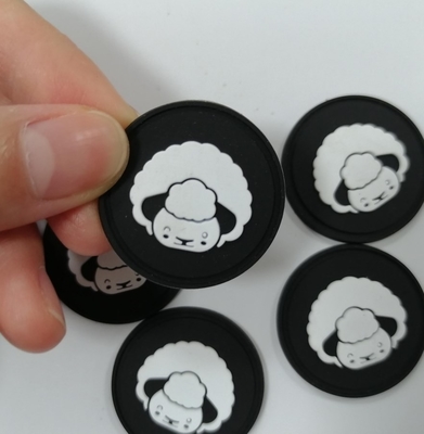 3D Wasbare Aangepaste Overdracht van de de Etikettenhitte van het Kentekensilicone Rubber