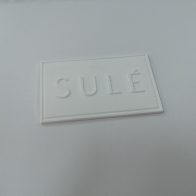 De BV Goedgekeurde Silicone 3D In reliëf gemaakte Douane naait op Logo Patches-het Kenteken van pvc