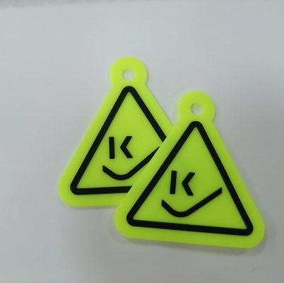 Pvc-Kentekens van Silicone naaien 3D Rubberflarden op Aangepaste Wasbaar