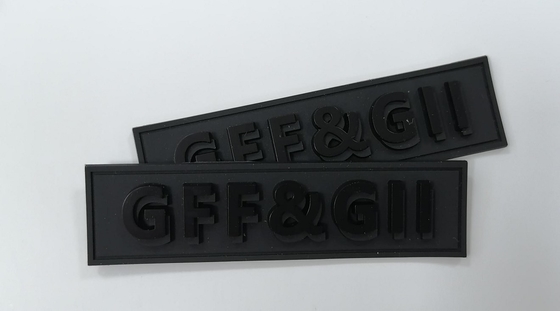 Pvc-Silicone Rubberetiketten, 3D Aangepaste Kenteken van de Hitteoverdracht