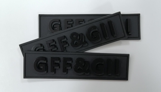 Pvc-Silicone Rubberetiketten, 3D Aangepaste Kenteken van de Hitteoverdracht