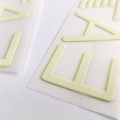 Van de de Hitteoverdracht van het Eco Vriendschappelijke 3D Silicone de Kledingsetiketten met Weerspiegelend Effect