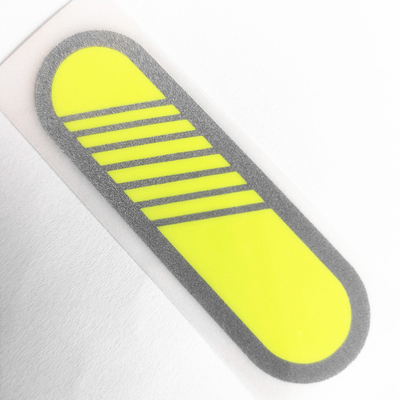 Van de de Hitteoverdracht van het Eco Vriendschappelijke 3D Silicone de Kledingsetiketten met Weerspiegelend Effect