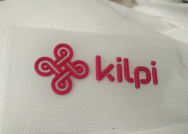 Wasbaar 3D pvc-de Overdracht Vinyletiket van de Siliconehitte voor Kleding