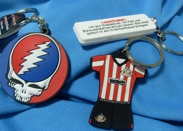 De het Ontwerpdouane van de festivalmanier stempelde de Promotieherinnering Keychain van het Puntensilicone