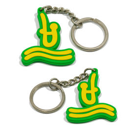 De klassieke van de houders 3d pvc van stijlpvc zeer belangrijke sleutelring van de kettingen 2d pvc zeer belangrijke