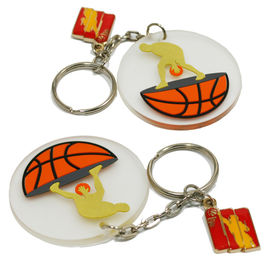 De het Ontwerpdouane van de festivalmanier stempelde de Promotieherinnering Keychain van het Puntensilicone