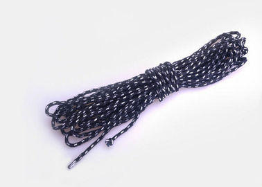 3mm/4mm Inelasticiteits het Sterke niet Elastische Koord Nylon Gevlechte Kabel Met een laag bedekte Eindigen