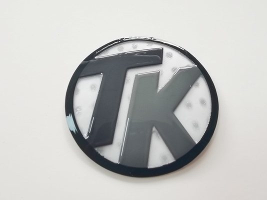 De speciale Materiële Etiketten van het Druksilicone voor de Kleding van Helder Oppervlakte 3D Handelsmerk
