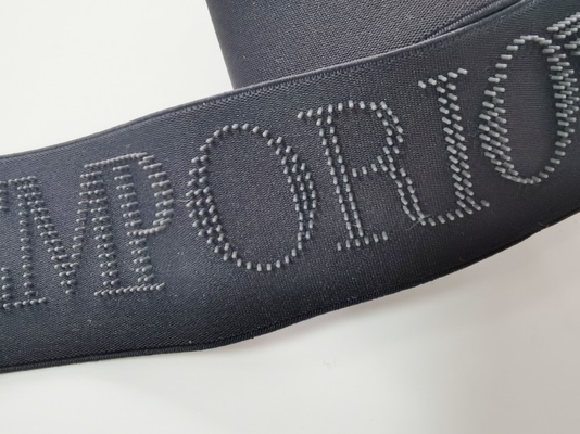 De Band Vriendschappelijke Eco van tandenborsteldot printed logo black elastic