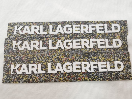 Het Siliconeflard van de het schermdruk, Pantone-de Etiketten van het de Overdrachtkledingstuk van de Kleurenhitte