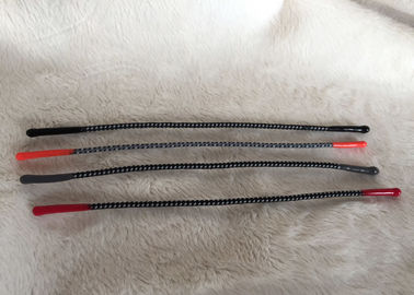 Het weerspiegelende Elastische Rubber Zachte Silicone die van de Ritssluitingstrekker Uiteinden voor Kledingstuk beëindigen