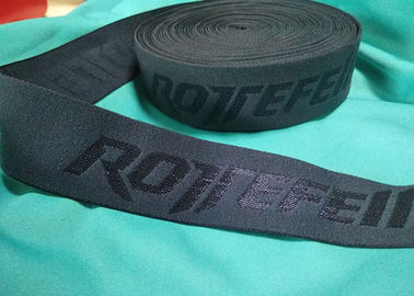 Broeksband van het de Jacquard niet Elastische Koord van het douane de Nylon Spandex In reliëf gemaakte Ondergoed