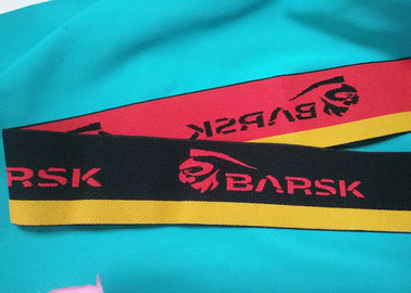 Broeksband van het de Jacquard niet Elastische Koord van het douane de Nylon Spandex In reliëf gemaakte Ondergoed