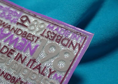 Van het Ontwerppvc van de silicone Materieel Douane de Doeketiket, 3D Decoratieve Flarden voor Jasjes