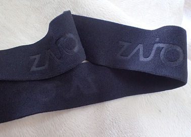 25mm Jacquard Elastische Band met het In reliëf maken van Embleem voor Openluchtslijtage