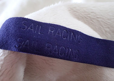 25mm Jacquard Elastische Band met het In reliëf maken van Embleem voor Openluchtslijtage