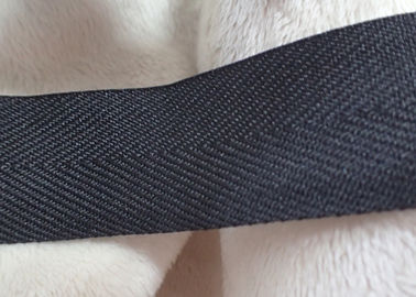 Het Effect van de polyestersteen Deklaag Geweven Band, niet Elastische Koord Zwarte Kleur