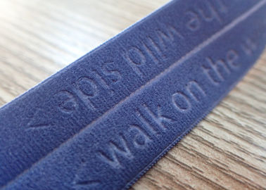 De Spandexpolyester vouwt de Gekleurde Verpakking van het de Bandkarton van de Elastiekjessingelband op