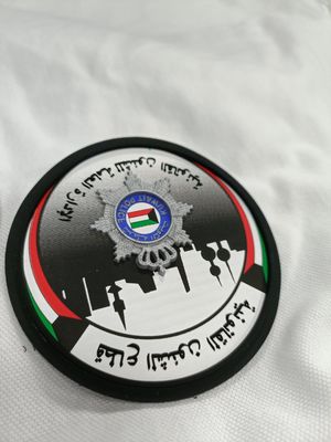 3d opgeheven siliconen logo gepersonaliseerd gedrukt bedrijf label