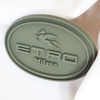 3d opgeheven siliconen logo gepersonaliseerd gedrukt bedrijf label