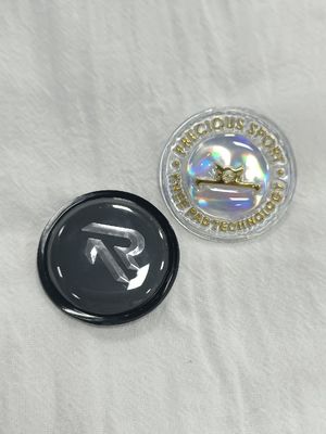 Gepersonaliseerd hologram Regenboog TPU OEM Garment Symphony TPU Badge