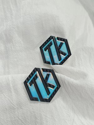 Gepersonaliseerd hologram Regenboog TPU OEM Garment Symphony TPU Badge