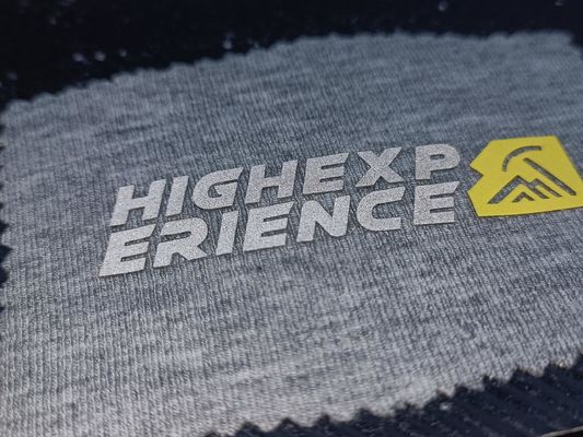 OEKOTEX Logo Wasbare pleisters Custom Refective zilveren siliconen badges