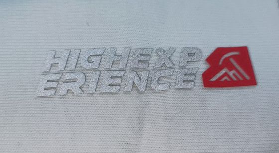 OEKOTEX Logo Wasbare pleisters Custom Refective zilveren siliconen badges