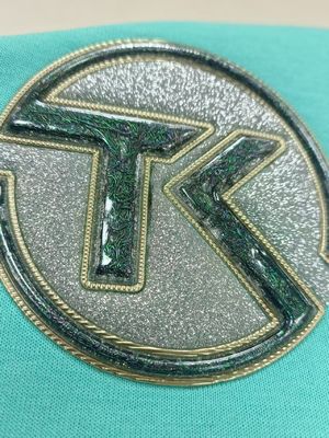 Op maat gemaakt TPU-warmtetransferlabel 3d Rubber Patches Soft TPU-label voor kleding