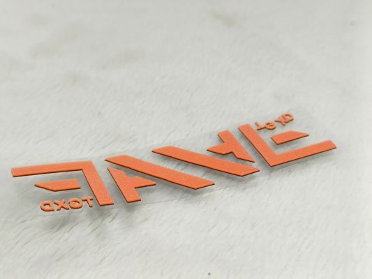 OEM dikke siliconen 3D kleding warmteoverdracht etiketten Oeko Tex met speciale textuur