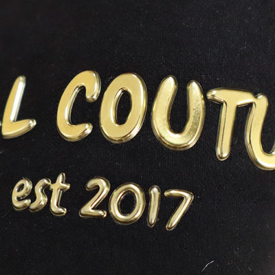 Fabriek ijzer op aangepaste 3D Tpu badge Gedrukt TPU patches voor kleding aangepast label