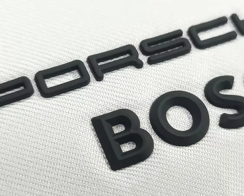 Hoogwaardige overdracht 3D warmtepers kledinglabel siliconen badge warmteoverdracht voor kledingstukken