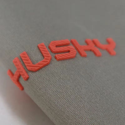 Custom T-Shirt Silicone Label Wasbaar 3D Soft Silicone Logo Warmteoverdracht Silicone Badge