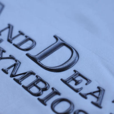 Custom Design Letters High Frequency Embossed Brand Label 3D TPU Logo Warmtetransfer IJzer op etiketten voor kleding