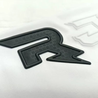 Op maat gemaakt TPU 3D Zwart Label Gedrukt label TPU-drukplaten voor Jersey